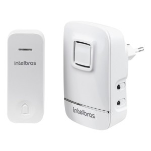 Timbre Para Puerta Intelbras Cik 200 Inalámbrico Blanco