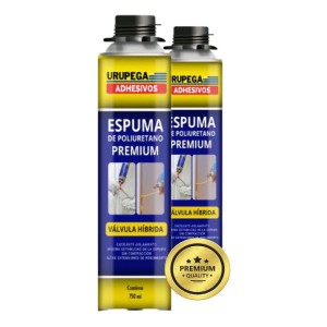 Espuma Poliuretano 750ml Aplicador Híbrido Construcción Urupega Pack 2