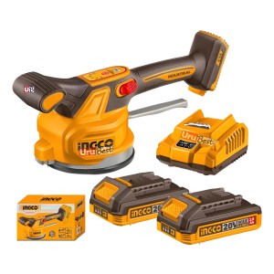 Ventosa Vibradora Cerámica Porcelanato 20v Ingco +2 Baterías