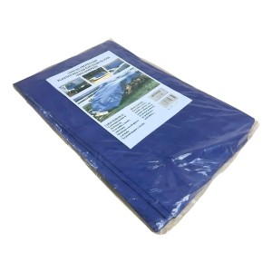 Lona Toldo Tipo Camping 6 X 4 100% Impermeable Con Ojales Color Azul