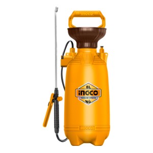 Pulverizador Fumigador 8lt Manual Ingco Hspp30802 Color Naranja Claro