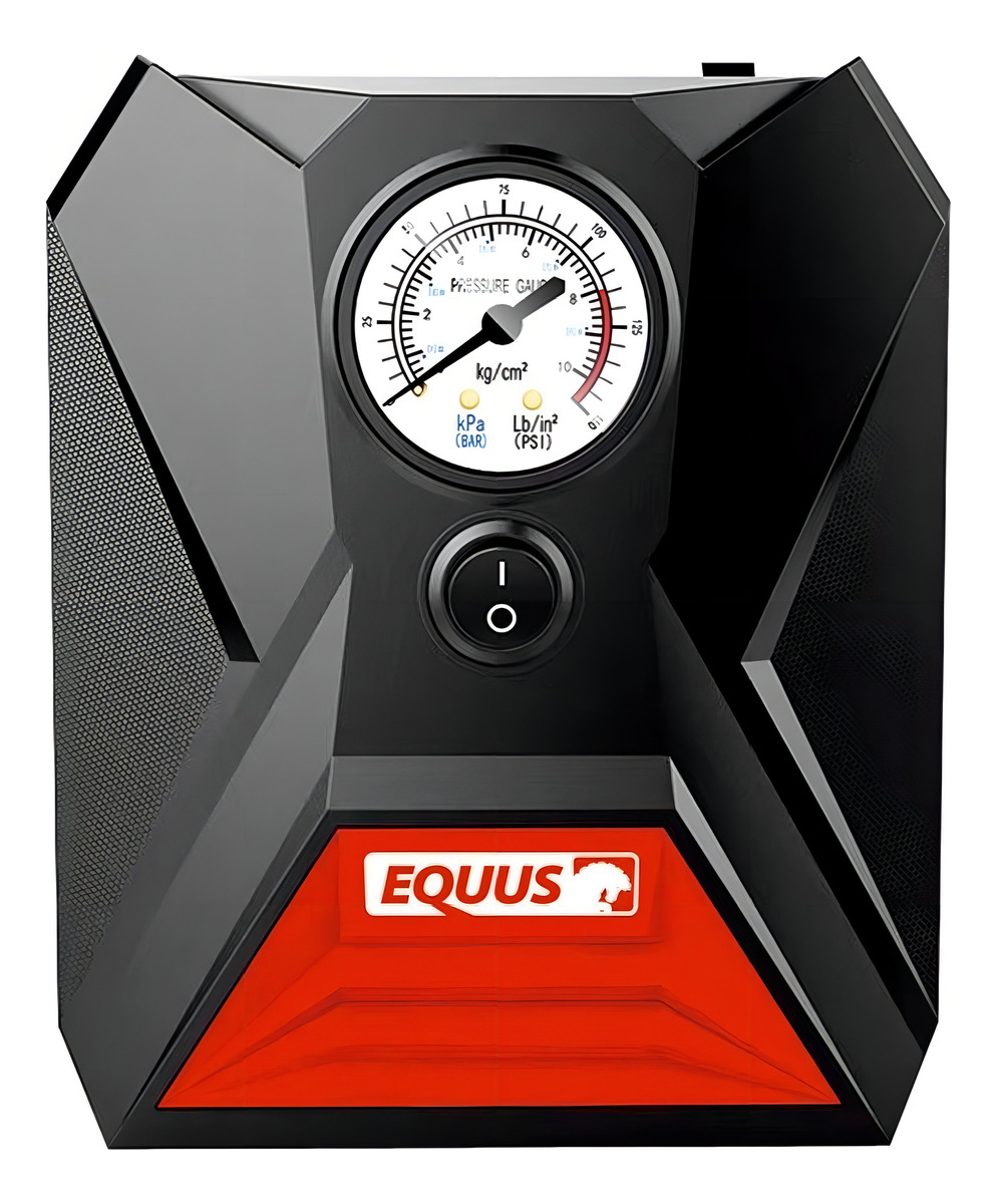 Compresor De Aire Inflador De Neumáticos Equus Negro - Imagen 3