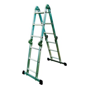 Escalera Aluminio Multipropósito 3x4 Peldaños Altura 3,4 Mts