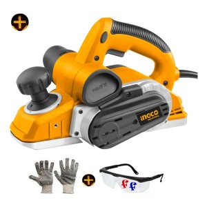 Cepillo Eléctrico Garlopa Carpintero Ingco 1050w 1600rpm Color Amarillo