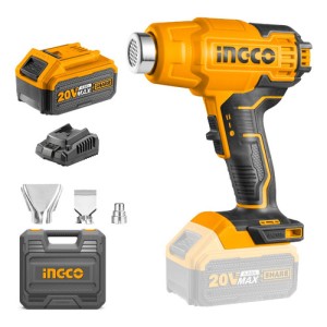 Pistola De Calor Inalámbrica Batería Y Cargador Ingco