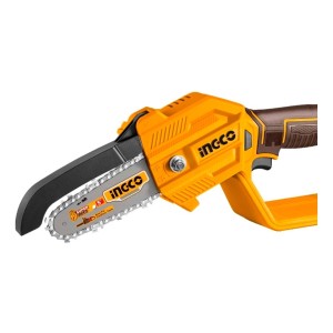 Mini Sierra A Bateria Ingco Cgsli20581 Espada 5 5m/s Color Amarillo