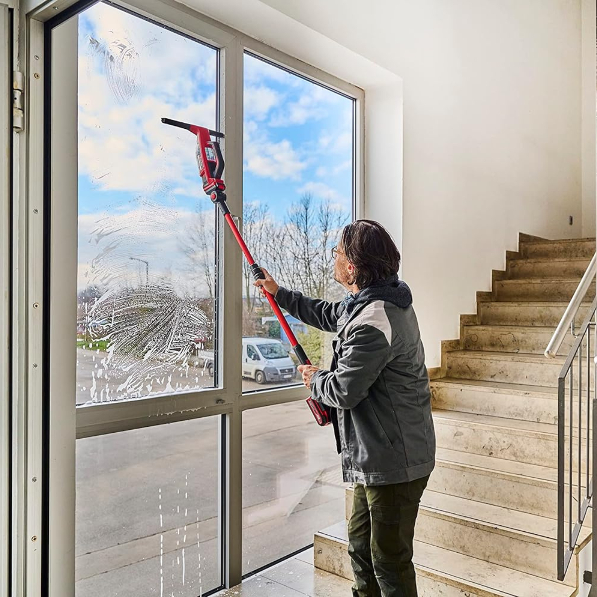 Juego De Boquillas Limpiador De Ventanas Brillianto Einhell Color Negro - Imagen 6