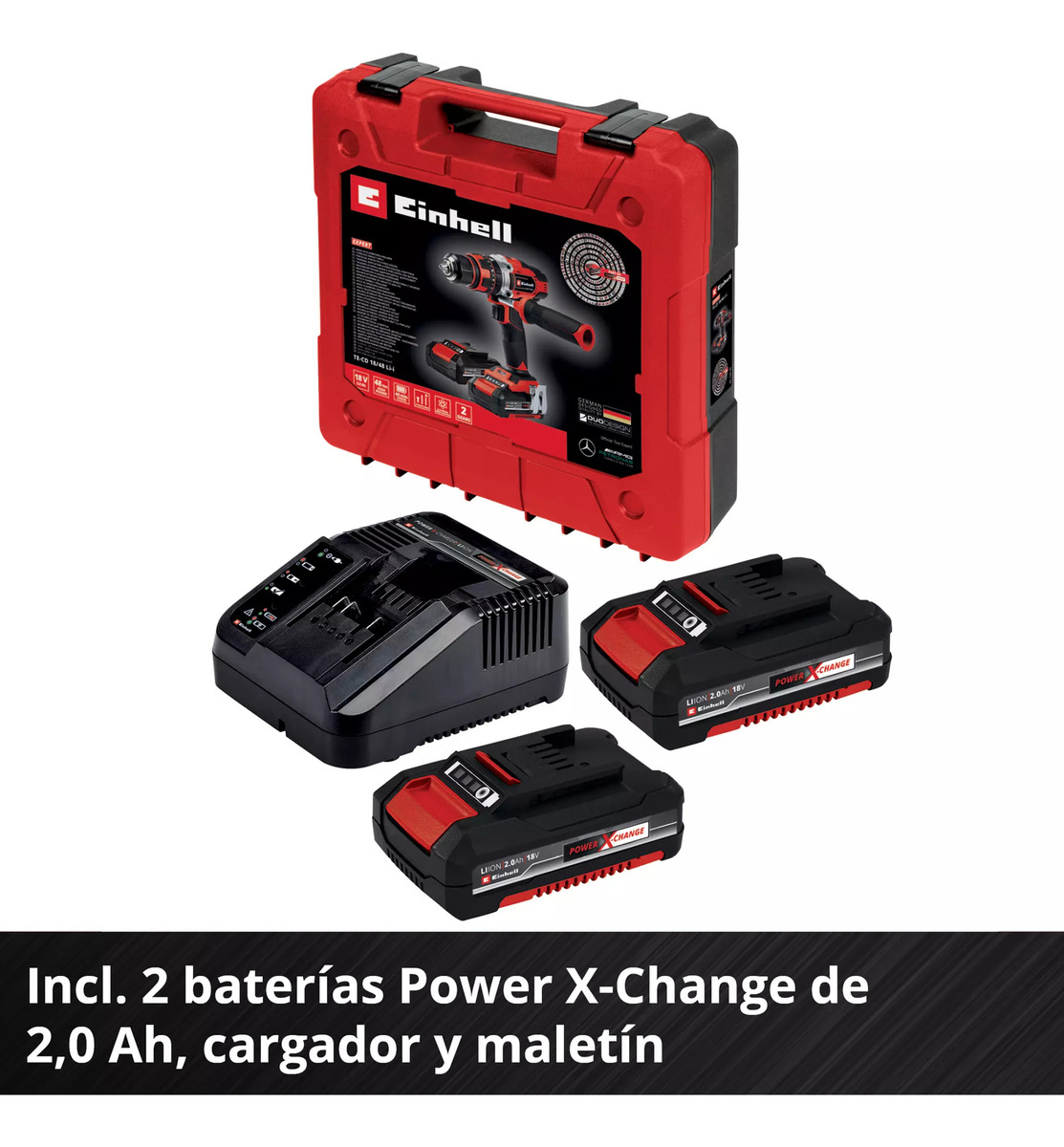 Taladro Percutor Einhell Te-cd 18/48 Li-i 2 Baterias - Imagen 9