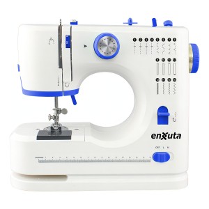 Máquina De Coser Enxuta Mcenx3716 16 Patrones De Puntada Amv Color Blanco