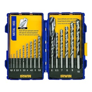 Pack X 15 Mechas Hss Irwin 15 Ps. 1.5 - 10 Mm Estuche