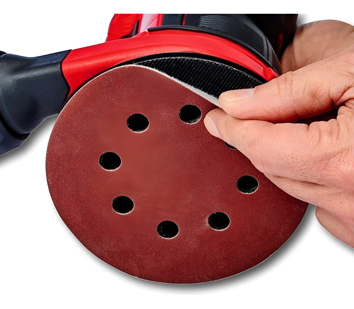 Lijadora Roto Orbital 125mm Bateria + Cargador Einhell Color Rojo - Imagen 10