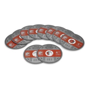 Discos De Corte Equus 4  1/2 '' Pack X 10 Unidad Color Rojo