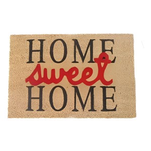 Alfombras Felpudos De Coco Con Diseño 40x60 Color 108 Sweet Red