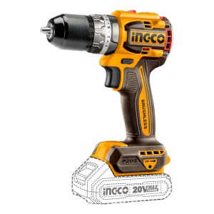 Atornillador Percutor 20v Brushless 60nm Ingco Cidli206021 Color Naranja Oscuro