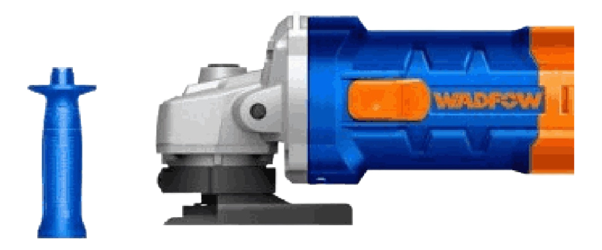 Amoladora 115mm 850w Wadfow Wag15851 Color Azul 50 - Imagen 3