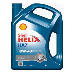 Aceite 10w40 Hx7 Shell Semisintetic Diesel/nafta X 4 L.- Tyt