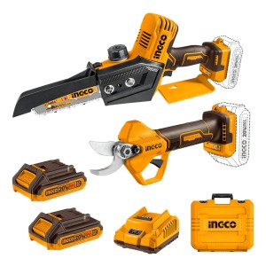 Mini Motosierra + Tijera Poda 20v C/bateria Cosli240306