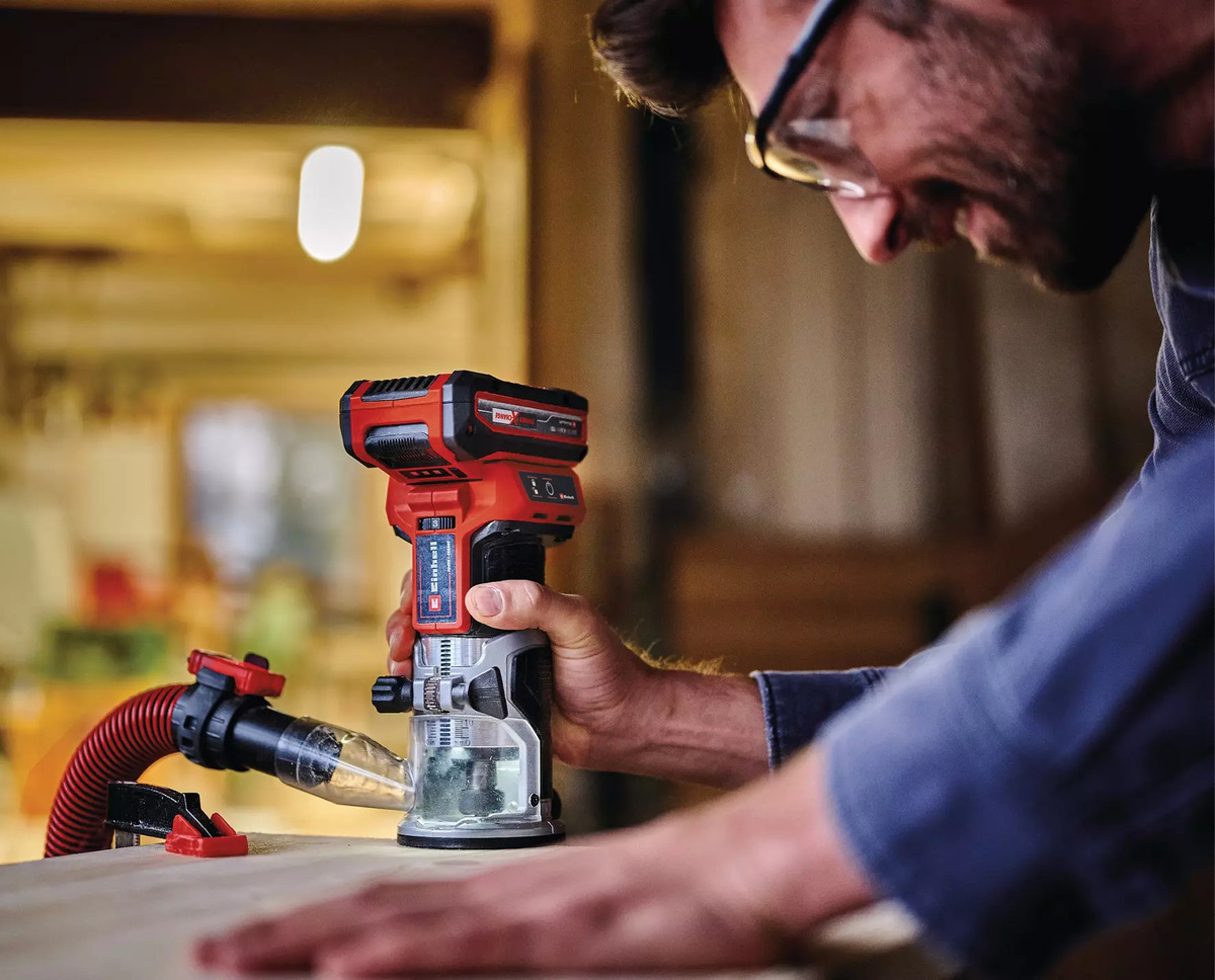 Fresadora Einhell Tp-et 18 Li Bl Inalámbrica 1200w Bat+carga - Imagen 10