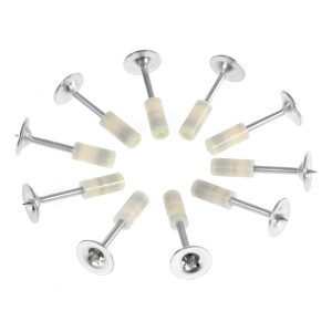 Pack De 200 Clavos Leisel Para Remachadora Fulminante 2.5 Mm 4.2 Cm