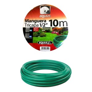 Manguera Equus Riego Jardin 10 Metros Color Verde
