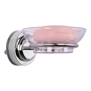 Jabonera Porta Jabon Con Ventosa Para Pared Ac Inox Baño