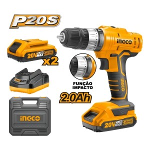 Atornillador Y Taladro Ingco 3/8, 20 V, Cidli20012-9