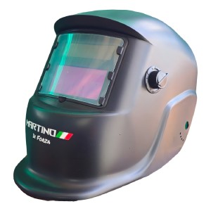 Máscara Careta De Soldar Fotocromática Fotosensible Martino Di Forza Negra