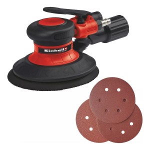 Lijadora Neumática Orbital 10.500 R.p.m. O 125 Mm Einhell Rojo
