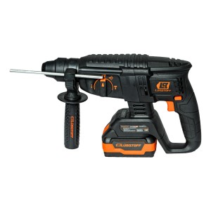 Rotomartillo Inalámbrico Lusqtoff Rml4000-9bk 2 Baterías 4ah Maletín Color Negro