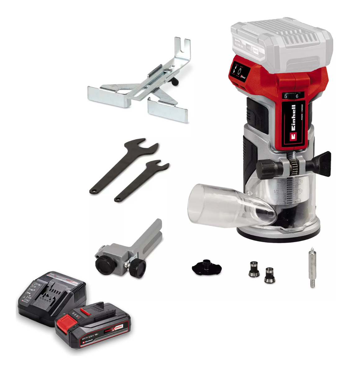 Fresadora Einhell Tp-et 18 Li Bl Inalámbrica 1200w Bat+carga