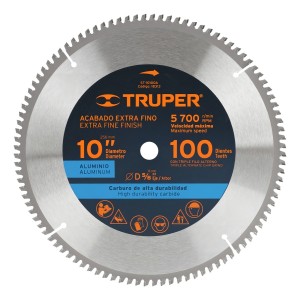 Sierra Circ Aluminio 100 D.10x5/8 Truper 18313