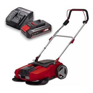 Barredora Einhell De Empuje Doble Cepillo+bateria Y Cargador