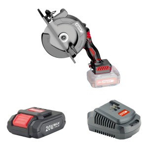 Combo Sierra Circular Inalámbrica + Batería + Cargador Equus Color Rojo Frecuencia 50hz 60hz