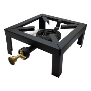 Anafe Quemador A Gas 1 Hornalla Camping Color Negro