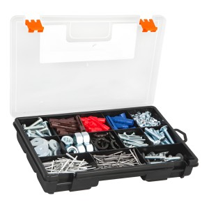 Organizador 10'' Con 13 Compartimentos Truper 10036 Color Negro