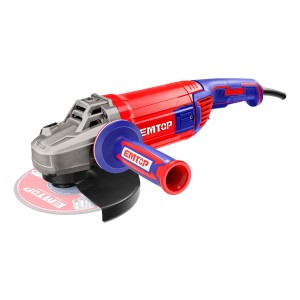Amoladora Agular 9 2400w Industrial Emtop Eagr24093 Color Rojo