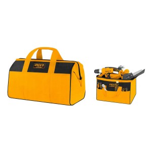 Bolso Porta Herramientas 16'' Ingco Htbg281628 Color Naranja