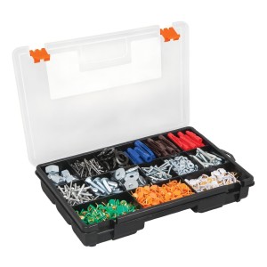 Organizador 11 Con 15 Compartimentos, Truper, 19896 Color Negro