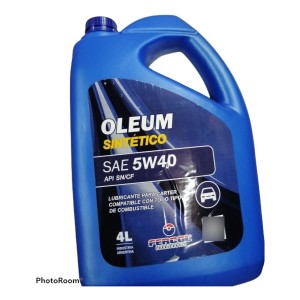 Aceite 5w40 X 4lts Sintetico 10.000km Argentino Fecol Tyt