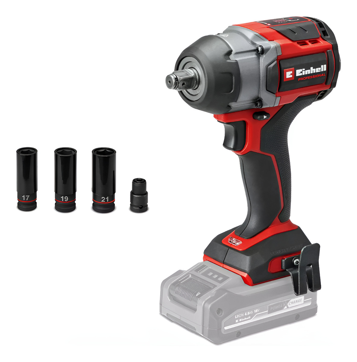 Llave De Impacto Inalámbrica Einhell Tp-cw 18/750-c Color Negro Frecuencia 50 Hz / 60 Hz