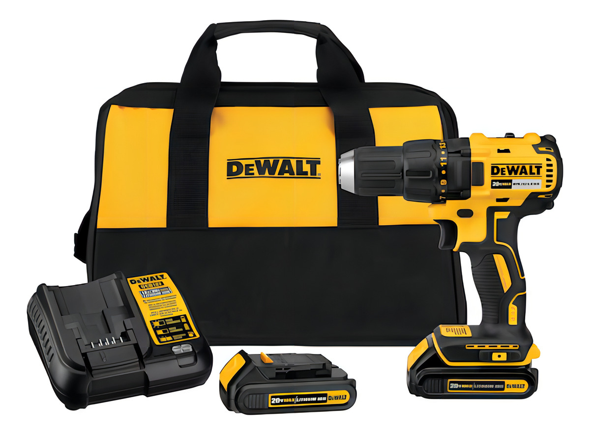 Taladro Percutor Atornillador Inalámbrico De 13mm Dewalt Dcd