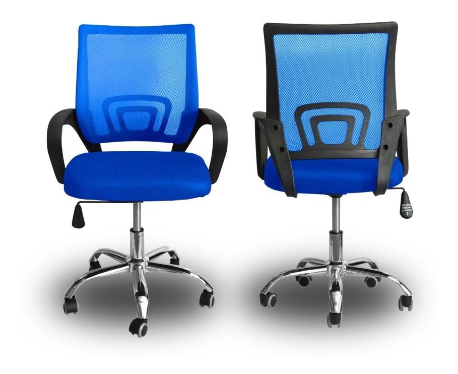 Silla Operativa Tcweb Negra Ergonómica Giratoria Con Respaldo Reclinable Negro Malla - Imagen 8