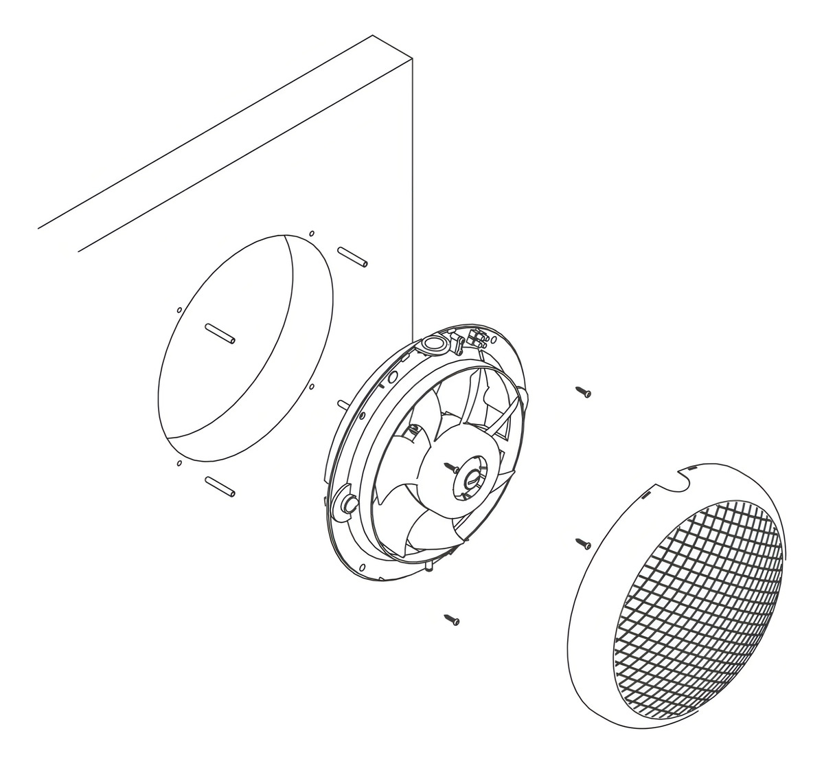 Extractor Cocina Soler & Palau Hmc-225 Blanco Pvc 28w Salida Helicoidal - Imagen 6