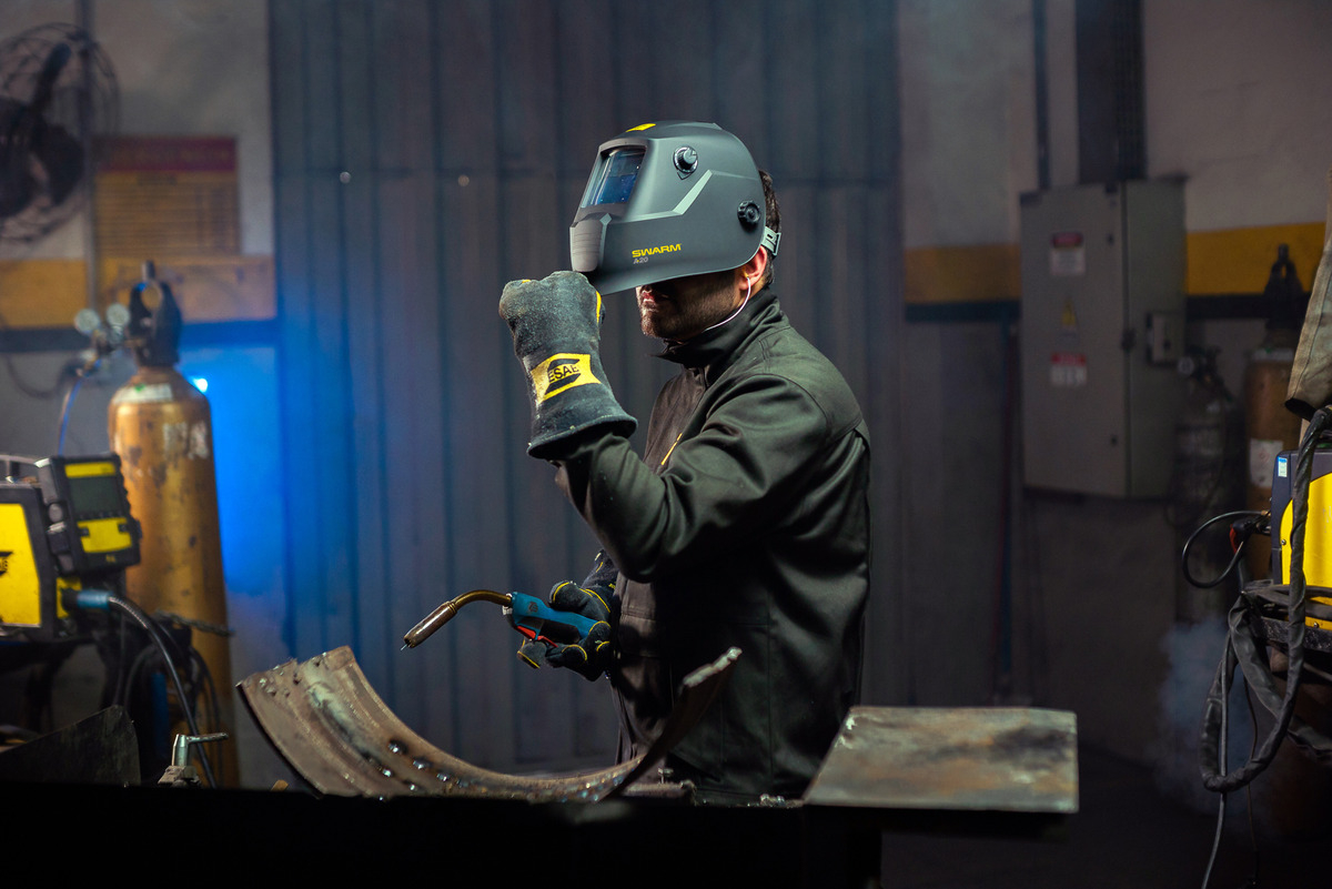 Mascara Fotosensible Esab A20 Para El Soldador Gtia Conarco Color Negro - Imagen 3