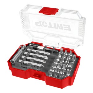 Set De Puntas Emtop Emsv3k04 Torx Hexagonal Diamante Cr-v 36 Unidades