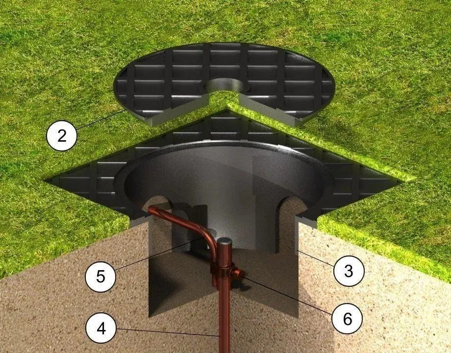 Caja De Registro / Inspección Plástica Para Jabalina Tierra - Imagen 3