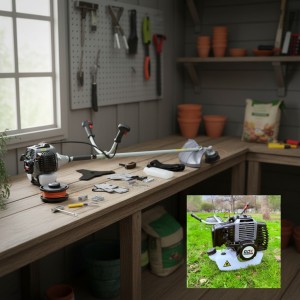 Desmalezadora Cortadora De Pasto Bordeadora A Nafta 52cc Tyt