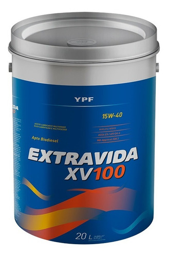 YPF EXTRAVIDA 15w40 Extravida XV 100