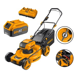 Corta Cesped P20s C Bat Y Car Lmli20182 Ingco-smf Color Naranja Claro