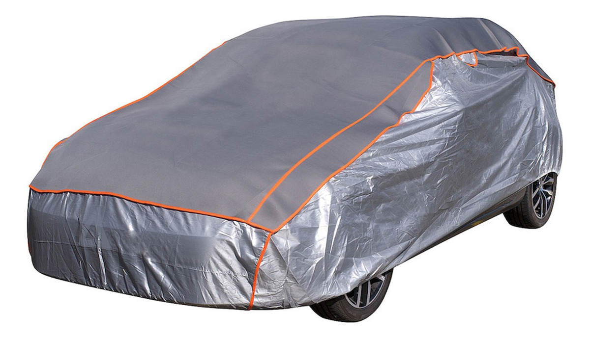 Cobertor Funda Cubre Auto Anti Granizo 5mm Espesor Talle M Plateado - Imagen 2